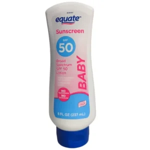 PROTECTOR SOLAR PARA BEBE. EQUATE, LIBRE DE EQUATE LIBRE DE PARABENOS, 50 SPF