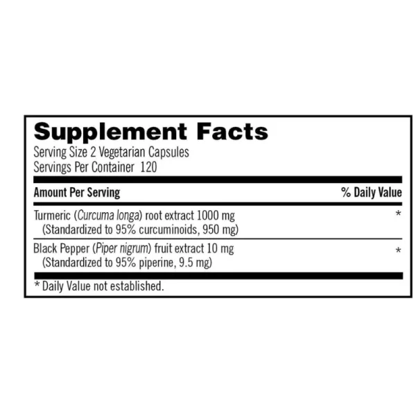 TURMERIC, CURCUMA DE 1.000 MG, 240 CAPSULAS. KIRKLAND - Imagen 2