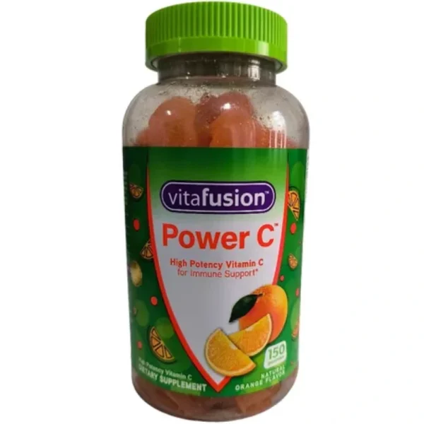 VITAMINA C. 150 GOMITAS SABOR A NARANJA. VITAFUSION
