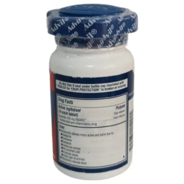 IBUPROFENO 200 MG. 200 TABLETAS, ADVIL - Imagen 2