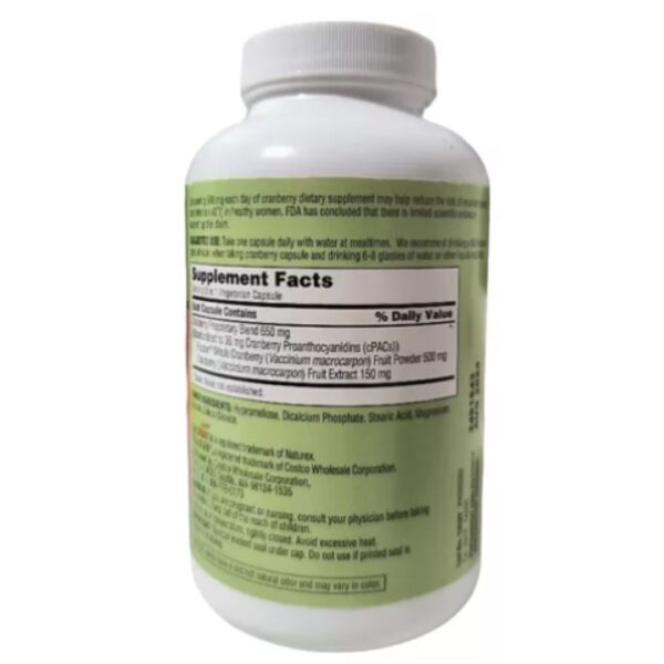 CRANBERRY, ARANDANOS ROJOS DE 650 MG, 140 CAPSULAS. TRUNATURE - Imagen 2