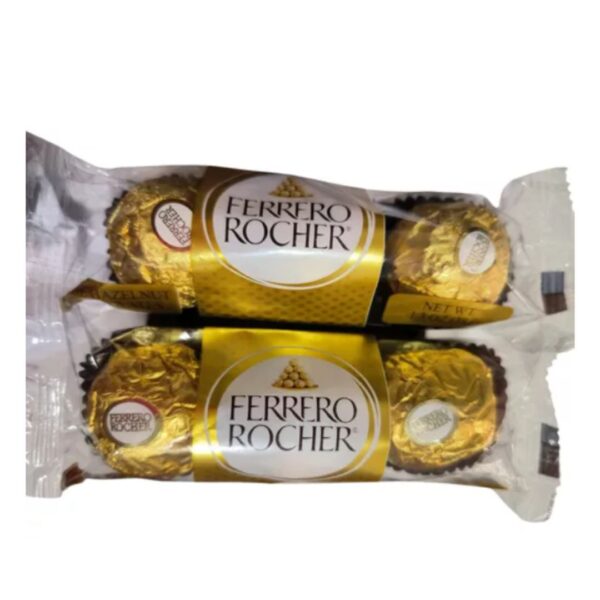 FERRERO ROCHER, CHOCOLATE. PACK DE 3 X 2