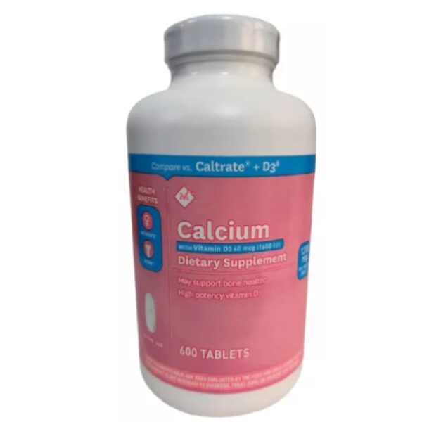 CALCIO DE 1200 MG+ D3. 500 TABLETAS, MEMBERS MARK