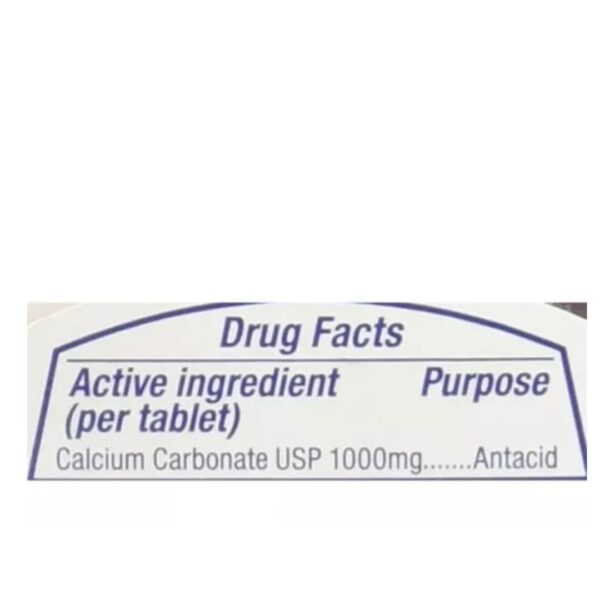 ANTIACIDO 1000 MG, 265 CAPSULAS MASTICABLES SABOR A FRESA, TUMS - Imagen 3