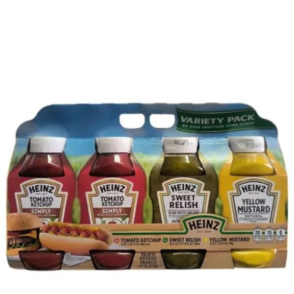 HEIZN PACK DE SALSAS: KETCHUP, MOSTZA, SWEET RELIS