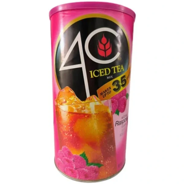 ICED TE FRAMBUESA, 5 LIBRAS/ 2.34 KG. RINDE PARA 5 LITROS