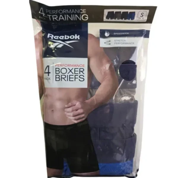 BOXER REEBOK, PACK  DE4 UNIDADES TALLA S