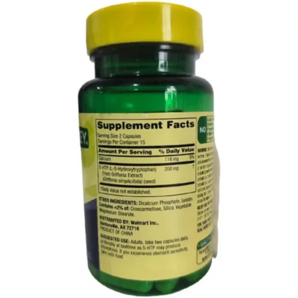 5 HTP DE 100 MG, 30 CAPSULAS, SPRING VALLEY - Imagen 2