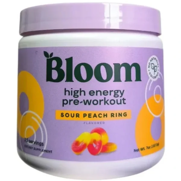BLOOM PRE-ENTRENAMIENTO, POLVO DE DURAZNO 197.5 GR