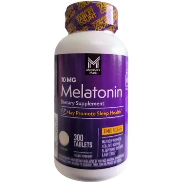 SLEEP MELATONINA 10 MG, 300 TABLETAS  MEMBER’S MARK