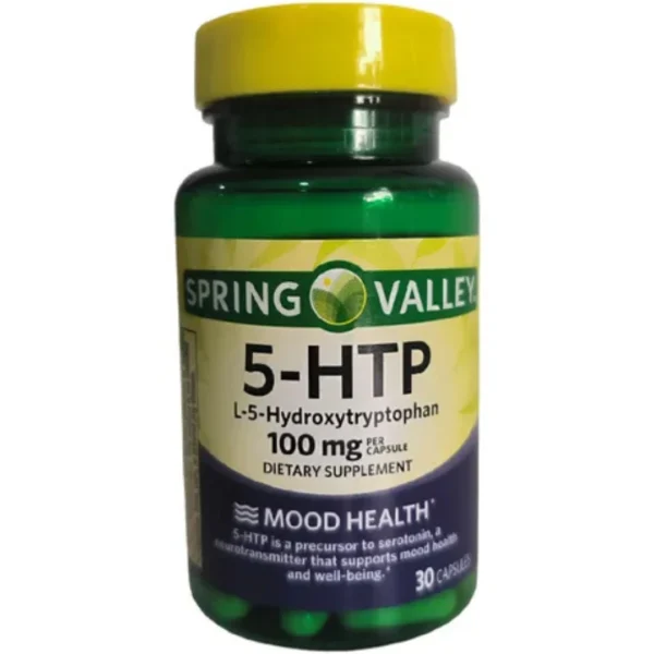 5 HTP DE 100 MG, 30 CAPSULAS, SPRING VALLEY