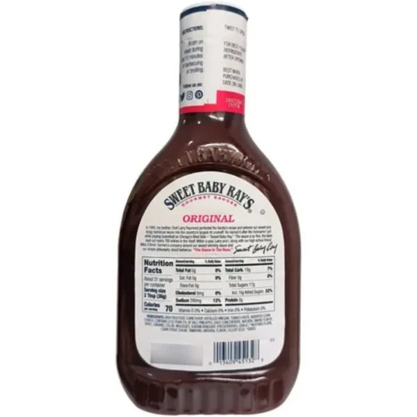 SALSA BARBECUE. SWEET BABY RAY'S, 1.13 KG - Imagen 2