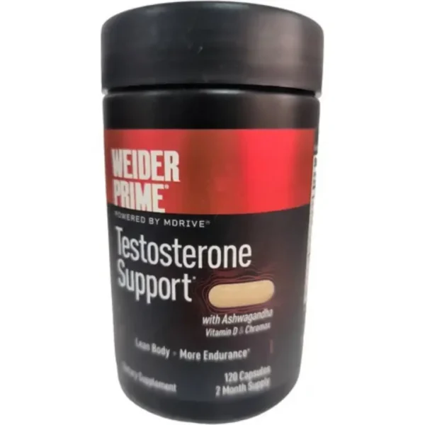 SOPORTE DE TESTOSTERONA CON ASHWAGANDHA Y VITAMINA D