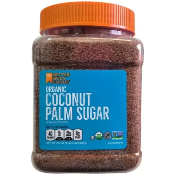 AZUCAR DE PALMA DE COCO 680 GR, BETER BODY FOODS SIN GLUTEN