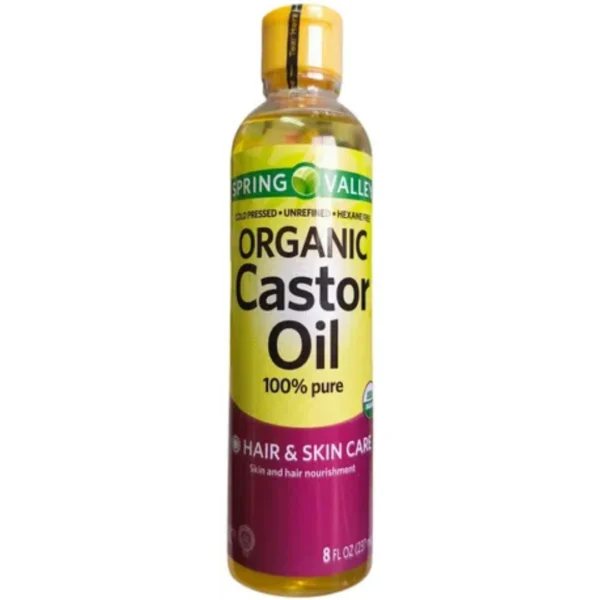 ACEITE DE RICINO, CASTOR 237 ML, SPRING VALLEY
